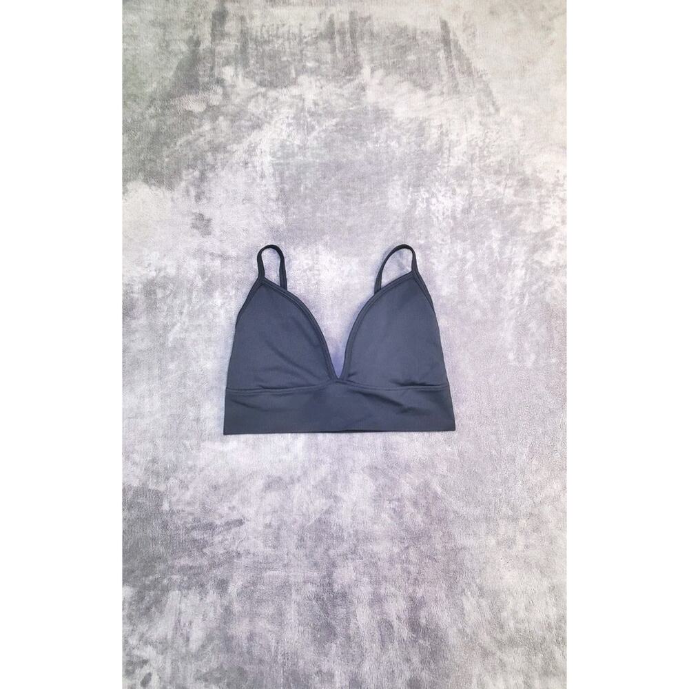 Athleta‎ Aurora Triangle Bra Size M Women's Black Activewear Gym Hiking Yoga C31 - Picture 2 of 8
